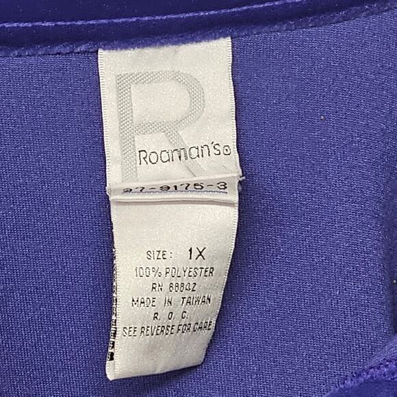 Roaman's Button Down Shirt Assorted Tops 4 Pieces Set Women's Plus Long Sleeve - Picture 8 of 9